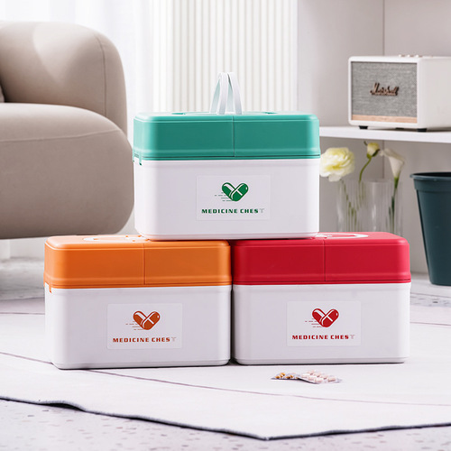 Kindergarten Medicine Box School Medicine Box Primary School First Aid Kit Medical Box Home Emergency Full Set First Aid Kit Wholesale