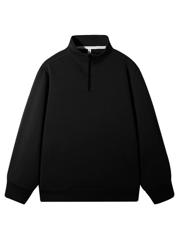 秋冬半拉链立领卫衣工作服定制印logo立领长袖团队服装工装外套当|undefined