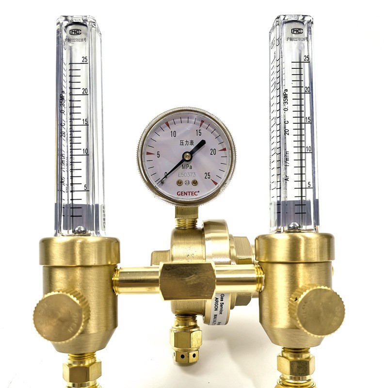196A-25L美国捷锐GENTEC氩气双流量计减压器气体保护焊用减压器