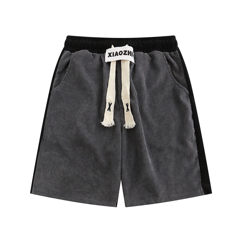 Retro corduroy shorts for men and women, trousers, Aliexpress, oversize