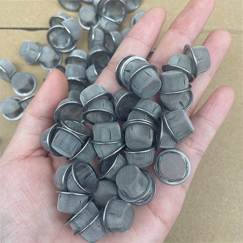 不锈钢过滤网碗状帽型304水油筛网无缝包边金属超细现货过滤网