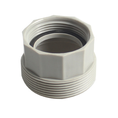 天力1.5寸转2寸接头  一寸半转二寸螺牙接头 排水管变径p0128