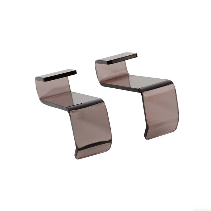 批发茶色亚克力板激光切割折弯丝印抛光喷砂高透PMMA有机玻璃板