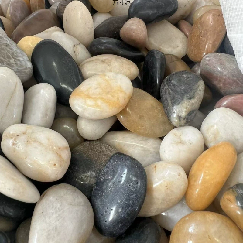 Yuhuashi pebbles small shop decoration smooth painted edible goose copper coins foreign trade wholesale supply chain factory