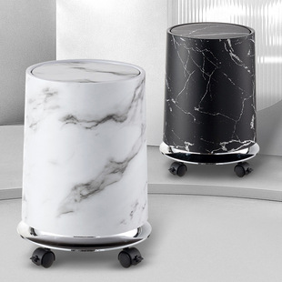 Trash Bin Household Living Room Bathroom Toilet Kitchen Special Bedroom Large Size Office Wheeled Trash Bin