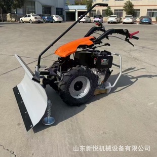 Supply of Hand Push Snow Thrower Property Community Gasoline and Diesel Snow Sweeper Driving Snow Sweeper