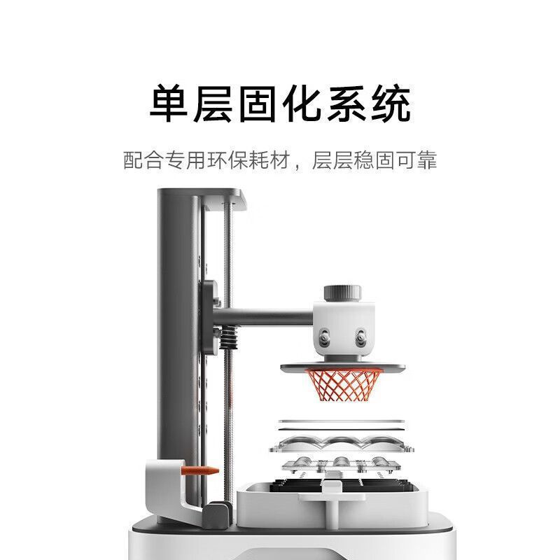 3D printer Smart 2-in-1, compact FDM printer with non-toxic filament