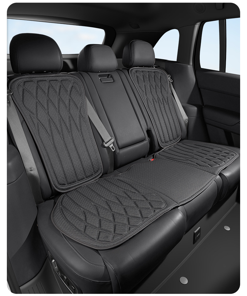 Foreign Trade Car Anti-Slip Seat Cushion, Ice Silk Cooling Cushion, Portable Comfortable Breathable Anti-Slip Latex Seat Cushion Wholesale
