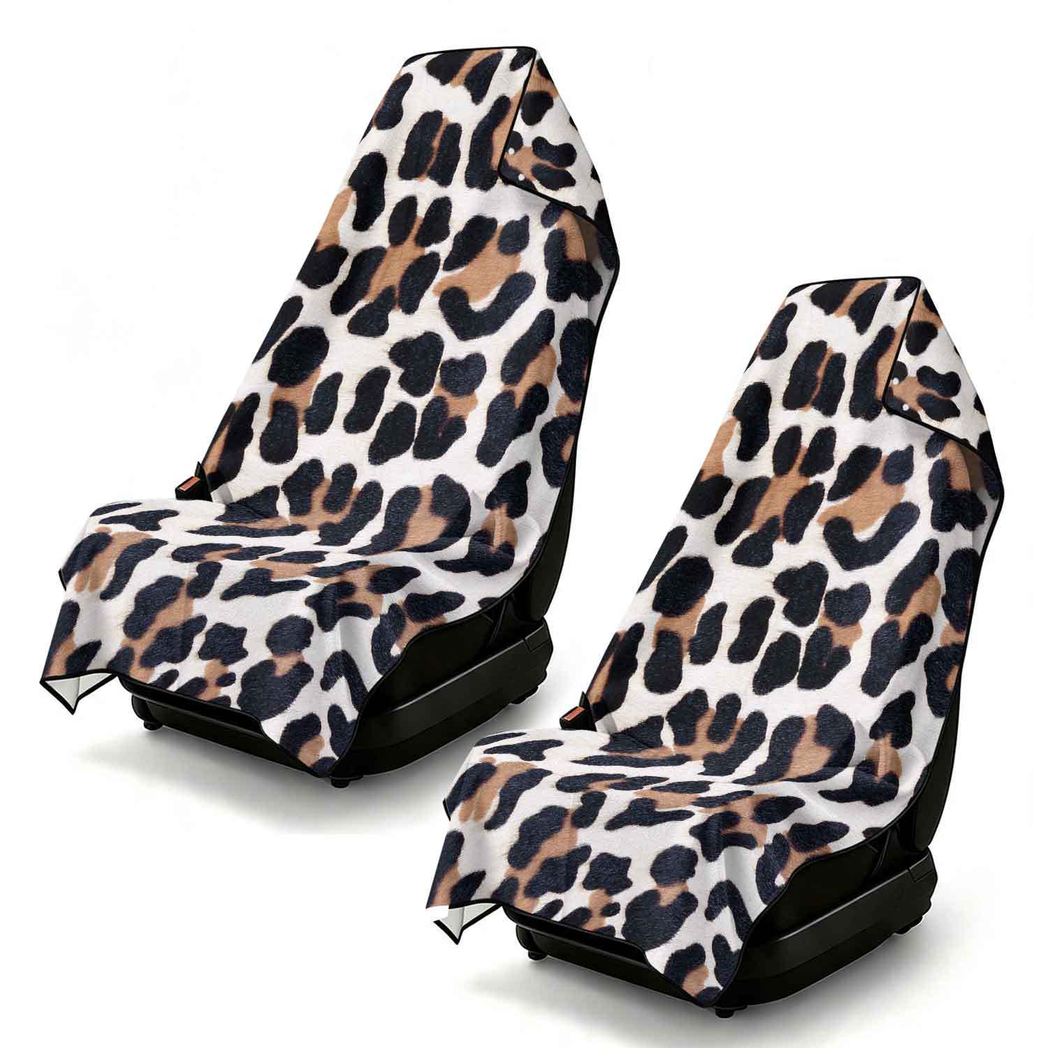 2-piece dual-use car seat cover, ultra-fine fiber, can be used as a beach towel, printed car protective seat cover 13