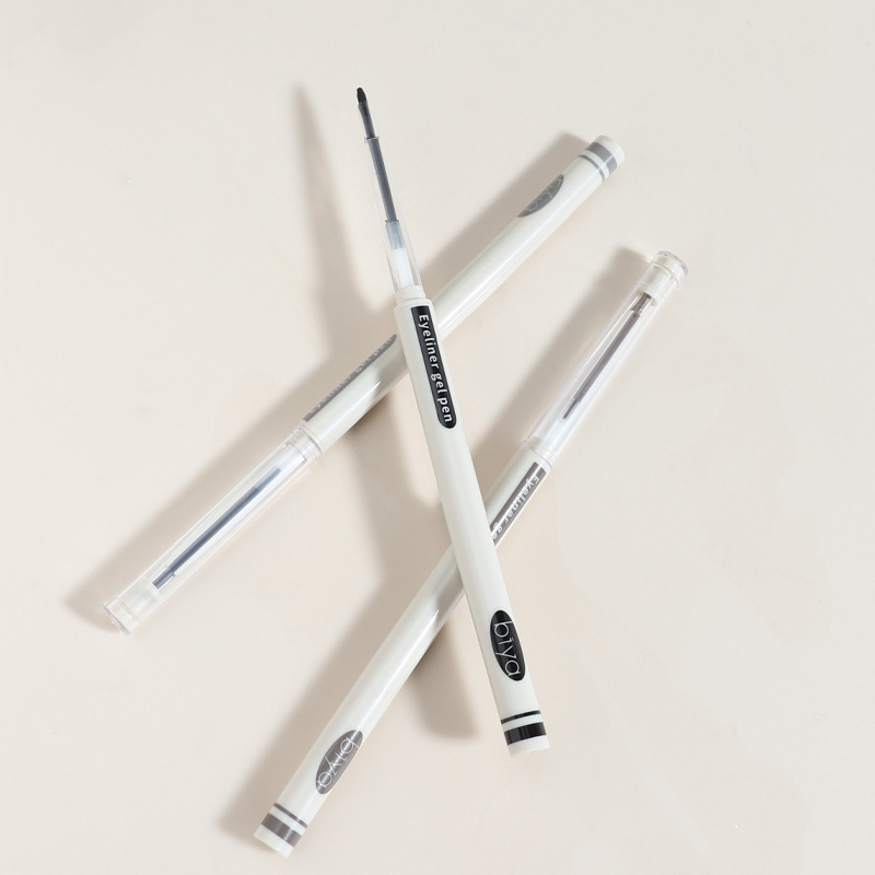 Biya Silky Eye Liner, natural, suave, no es fácil de manchar, impermeable, anti-transpiración, delineador de ojos para principiantes.