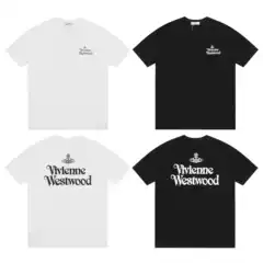 Vivienne Westwood Saturn Logo Embroidered Printed Short-Sleeve T-Shirt