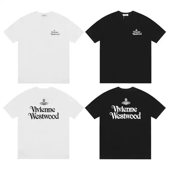 Vivienne Westwood Saturn Logo Embroidered Printed Short-Sleeve T-Shirt