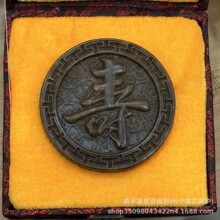 岫玉带盒玉雕摆件高古玉古玩老物件仿古汉代玉器经典玉坠寿字把玩