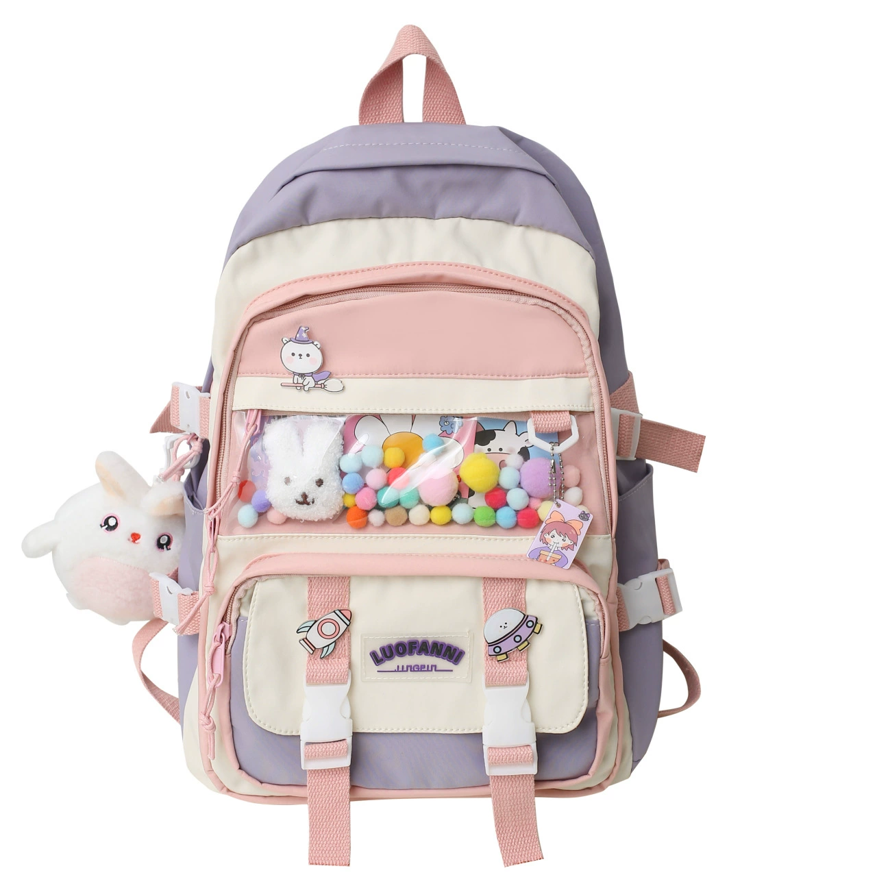 Capacious backpack, school bag, brand fashionable shoulder bag, wholesale, 2023, Korean style