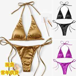 时尚bikini泳装性感套装新款分体泳衣欧美比基尼现货沙滩2022东莞