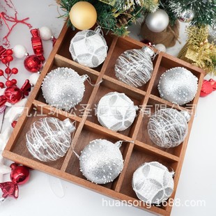 Cross-border new Christmas ball birthday festival venue decoration gift ball Christmas creative design Christmas ball
