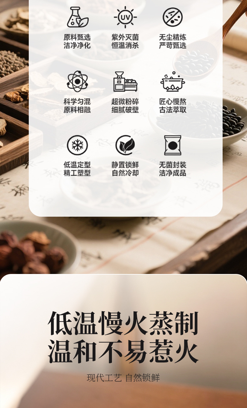 Huangjing Five Black Sesame Balls 162g Wax-Sealed Individually Wrapped Herbal Wellness Balls quality and texture