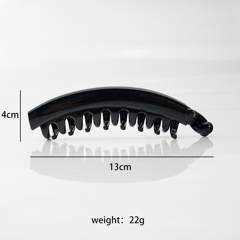 Korean Large Pc Banana Clip, Thickened for Large Hair Volume, Vertical Clip with a High-End Feel, Popular Ponytail Hair Clip, DIY Bare Clip Materials