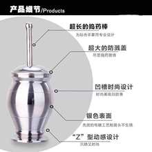 生铁一体铸造实心捣药罐杵子盅擂钵臼研铜碎蒜泥器磨缸粉