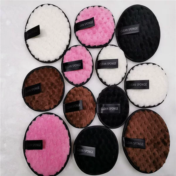 Customized Pineapple-Shaped Lazy Makeup Remover Sponge, Round, Square, Diamond, Heart-Shaped, Washable Double-Sided Cleansing Face Sponge