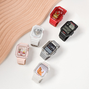 For AppleWatch Glacier Strap Apple Watch S8/9 One-piece Strap iwatch7/6/5/SE Creative