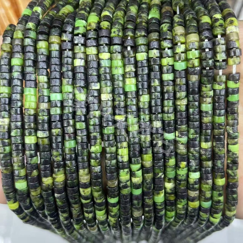 2*4mm天然石管珠隔片散珠玉髓青金水晶圆柱隔珠diy饰品配件批发|undefined