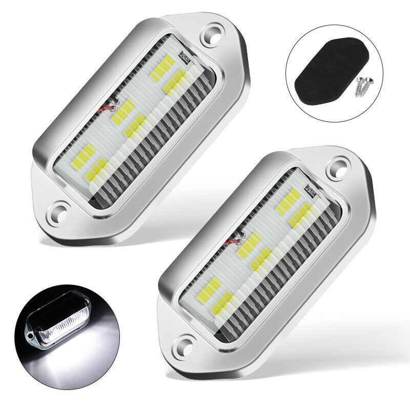 厂家直销 6LED卡车牌照灯 汽车货车客车拖车 尾灯 侧边灯 12-24V
