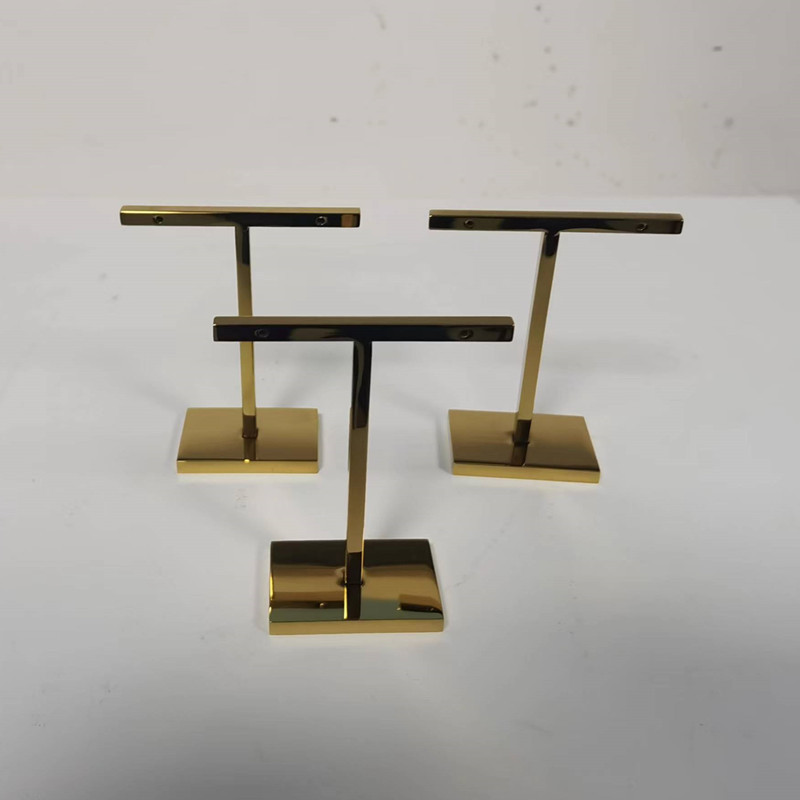 金属耳环首饰展示架 T型耳钉戒指手镯收纳展示道具柜台陈列饰品架