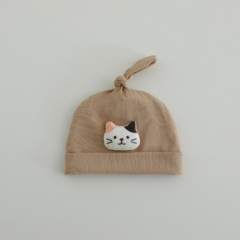 Sombreros para bebés primavera y otoño delgados pequeños meses bonitos sombreros para bebés y niños pequeños sombreros fetales al aire libre