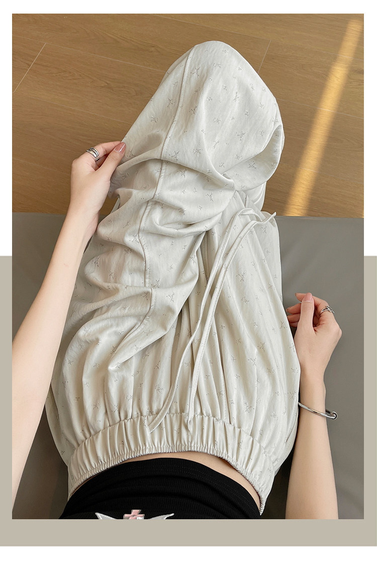 Quần culottes nữ ống rộng chất liệu lụa mỏng, phong cách cổ điển, dáng suông rủ — Phiên bản kéo dài của Rice Grey chi tiết 32