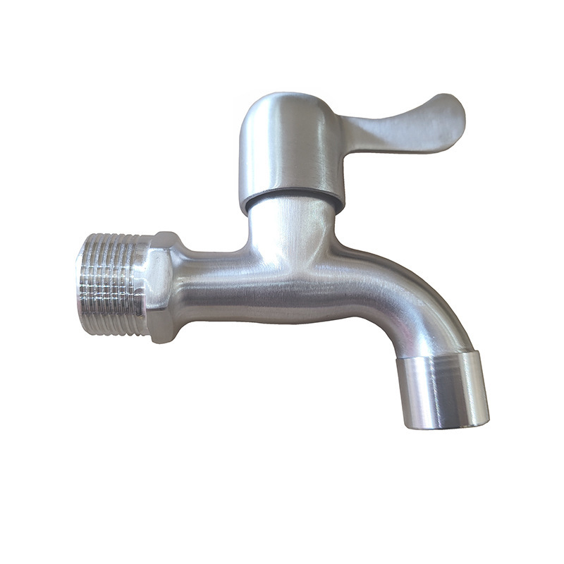 Grifos de acero inoxidable 304 lavadora Grifos especiales de piscina de trapeador alargado Grifos domésticos 4 puntos Grifos de hervir rápidamente