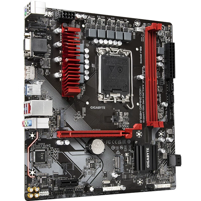 Материнская плата Magic Eagle B760M GAMING DDR4 для игр, поддержка CPU 12-го/13-го поколения (B760/LGA1700)