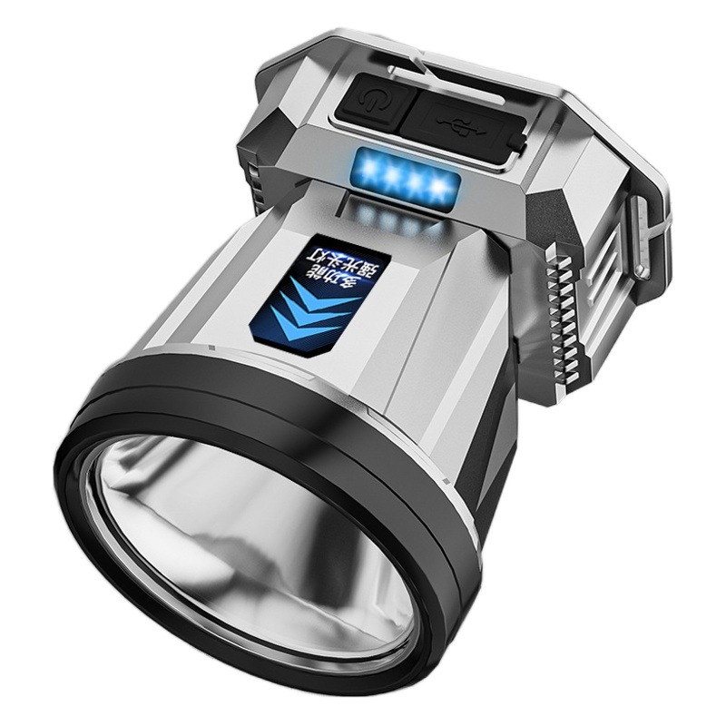 Faros brillantes de larga duración al aire libre transfronterizos, luces LED de pesca nocturna recargables montadas en la cabeza, linterna de detección de emergencia súper brillante