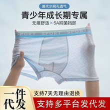 青少年内裤男士莫代尔棉学生发育期男童初中生胖童高中生大童短裤