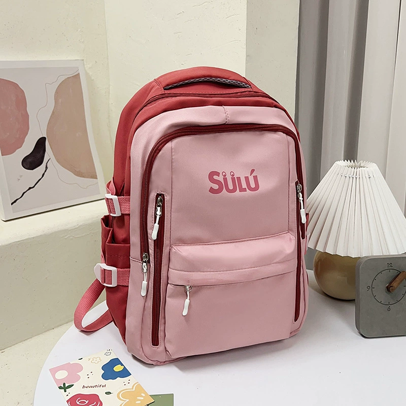 Capacious backpack, shoulder bag one shoulder, Korean style, for students, western style