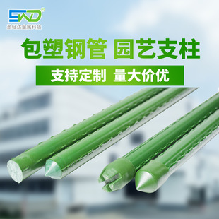 [Factory Wholesale] Garden Pillar Plastic-coated Steel Pipe Plant Support Climbing Vine Flower Support Pillar Climbing Vine Support