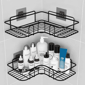 Punch-free Triangle Storage Rack Kitchen Bathroom Storage Rack Toilet Corner Wall-mounted Multi-functional Storage Shelf