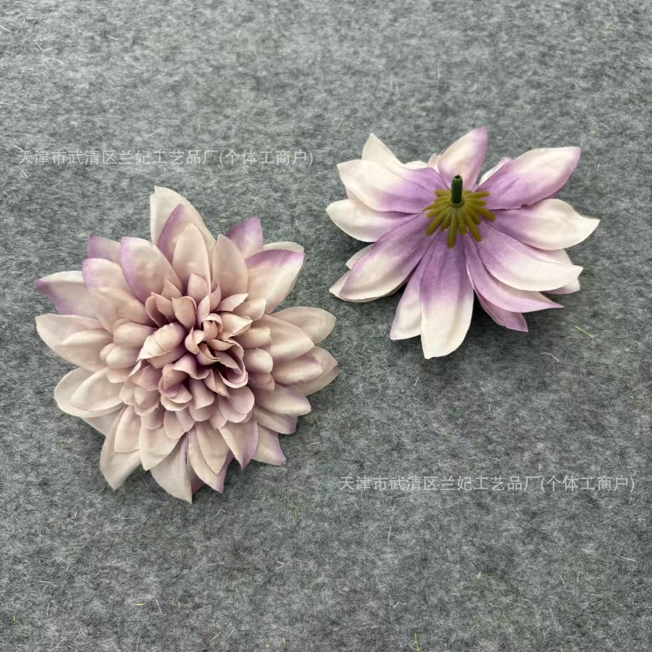 Simulación Dali flores de crisântemo al por mayor de bodas guía caja de regalo decoración flor pinza de flores hechas a mano flores DIY flores falsas transfronterizas