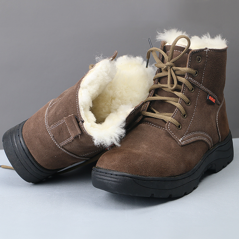 38-다크 브라운 1층 소가죽(두꺼운 암호화된 울 안감), 스틸 헤드 없음