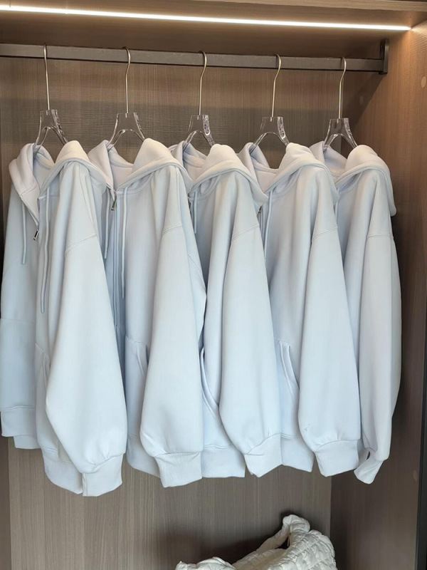 学院风连帽卫衣外套女初秋季2025新款开衫休闲薄款上衣早秋穿搭|undefined