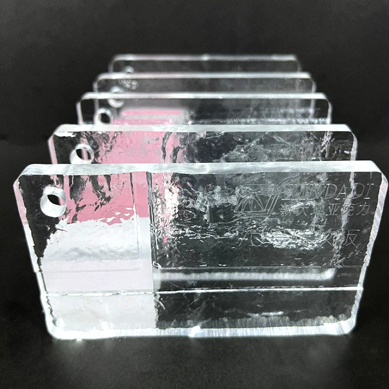 长虹亚克力板砖头纹透明背景板创意家具亚克力挡板 佛山厂家直销