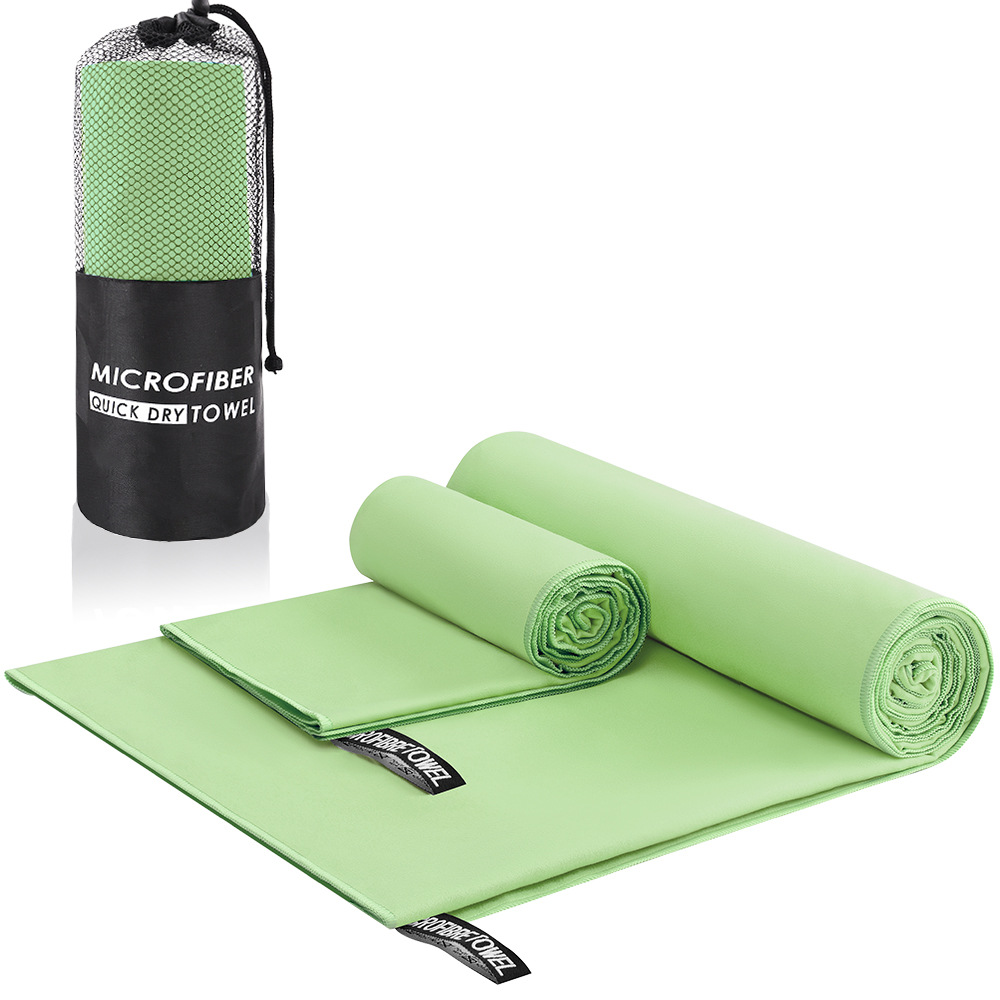 Absorción transfronteriza portátil toalla de secado rápido natación microfibra logo personalizado toalla deportiva succión de sudor gimnasio