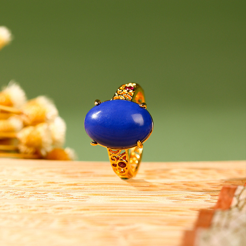 copper stone inlay jade