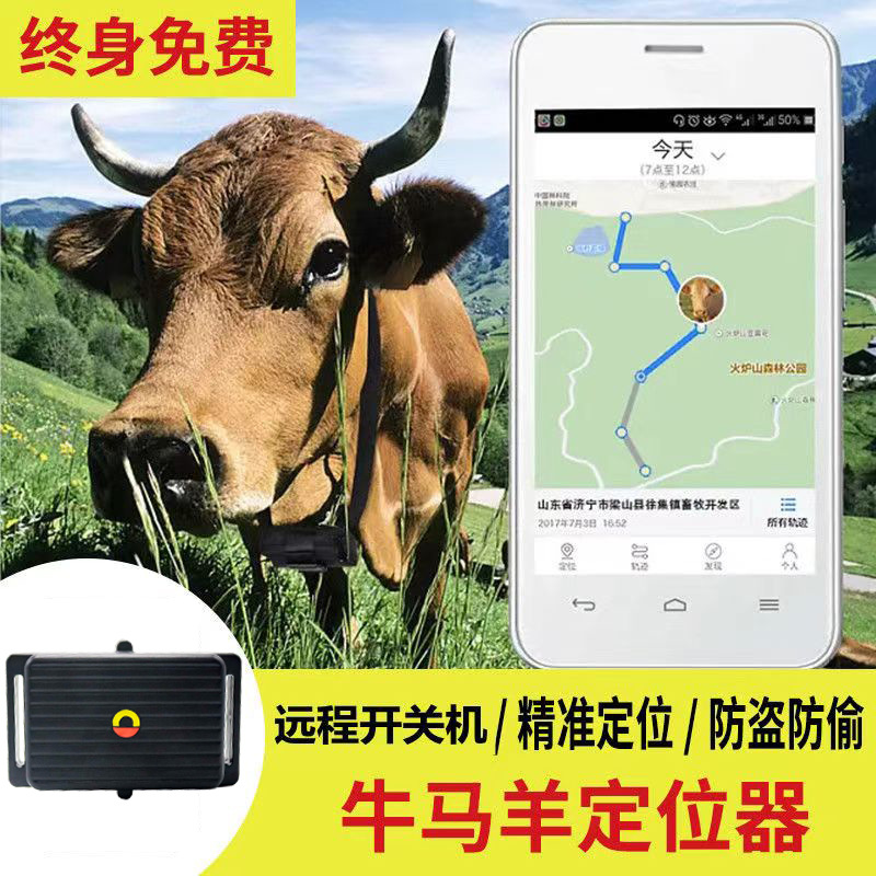 Cow and Sheep Locator 4G Full Network Strong Magnetic 10000mAh Long Standby Beidou GPS Dual-Star Wireless Global Tracker