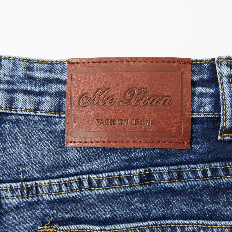 Men's Washed Patchwork Flared Jeans High Street Style New American Exclusive Vibe Denim_viptrois.com