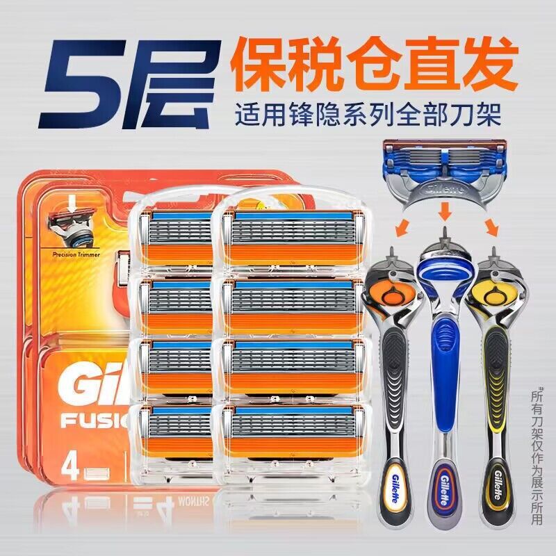 Gillette Razor Gillette Fusion 5 Proglide Blades Manual Razor for Shaving