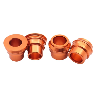 Motorcycle wheel hub — aluminum alloy front and rear