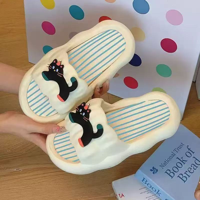 흰색-검은색 고양이