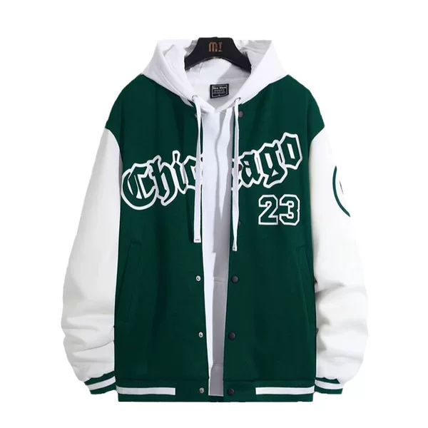 Spring and Autumn Trendy American High Street Cool Youth Men's Baseball Jacket Loose Casual Men's Jacket