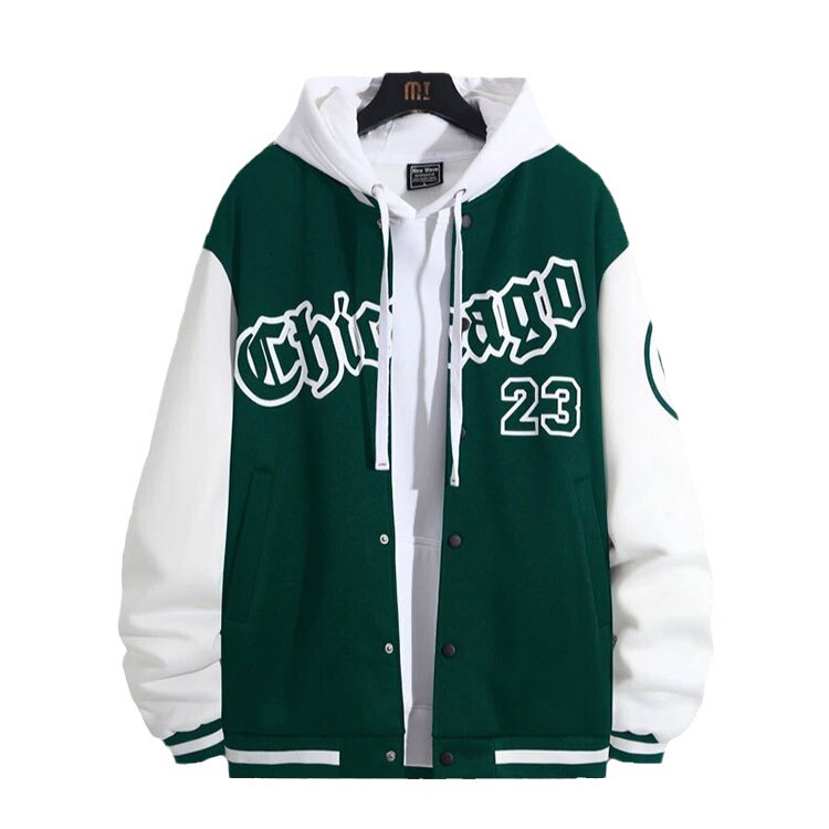 Spring and Autumn Trendy American High Street Cool Youth Men's Baseball Jacket Loose Casual Men's Jacket Spring and Autumn Trendy American High Street Cool Youth Men's Baseball Jacket Loose Casual Men's Jacket